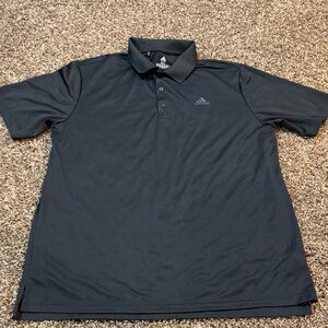 Adidas Men's Black Polo Shirt
